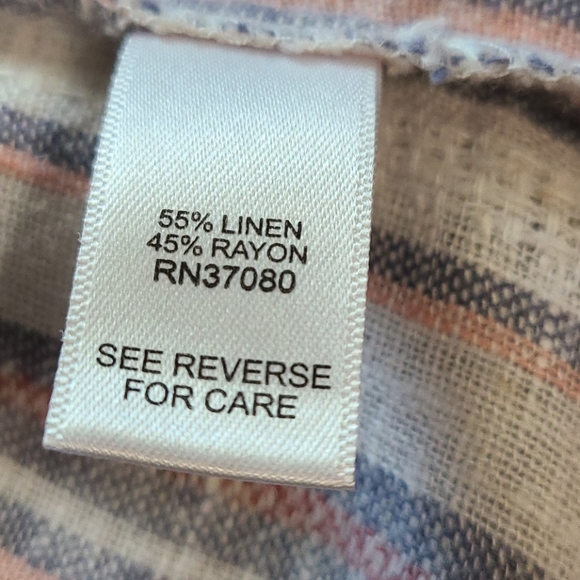 Cato Sportswear Button Up, V-Neck Tunic Spring Awake-Ivory Breeze (22/24) NWT - Picture 12 of 13